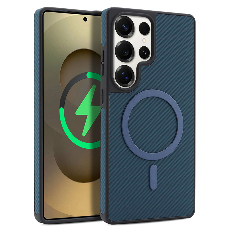 Phone Cases Quality - Custodia Protettiva Magnetica in Fibra di