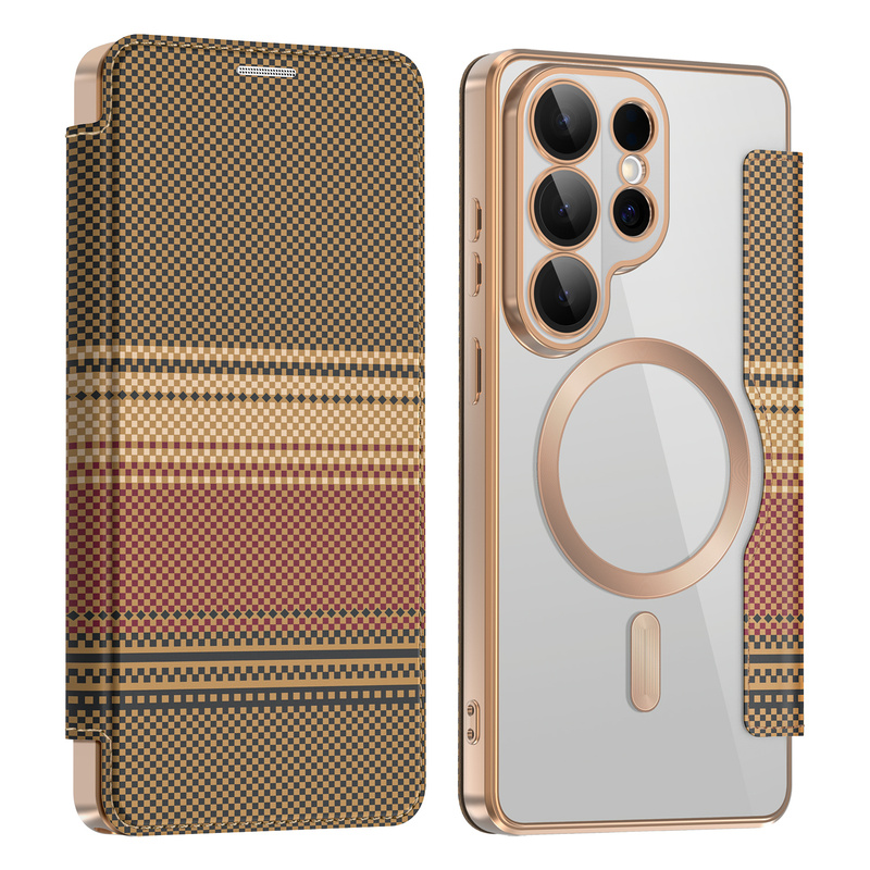 Flip Leather Case - Custodia per telefono in pelle con