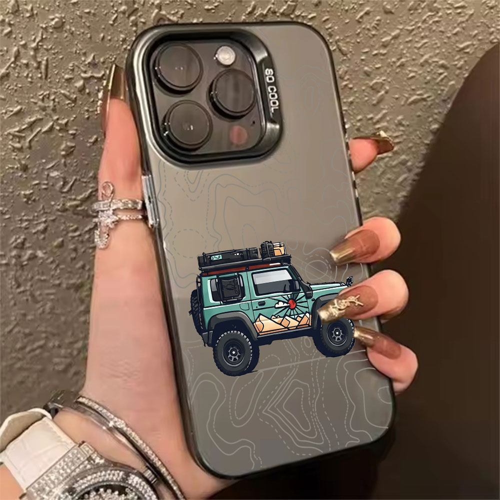 Phone Cases Mous - Custodia Rigida Anti-Graffio con Motivo Auto