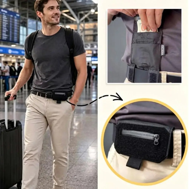 Card Holder Slim Case - Portafoglio da Cintura Portatile, Regalo per