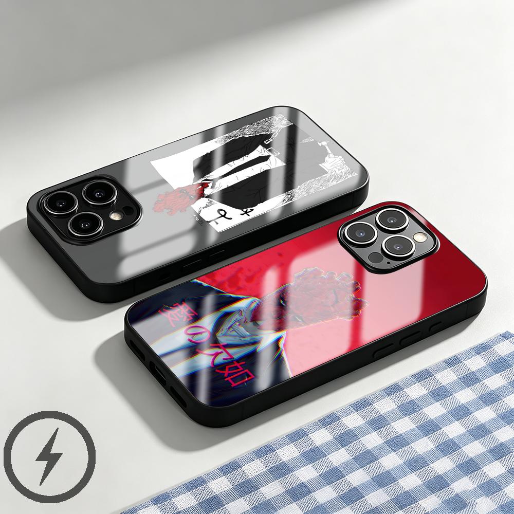 Phone Cases Iphone 12 - Custodia per telefono in vetro magnetico